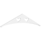 Ekena Millwork Pitch Winston Architectural Grade PVC Gable Pediment, 72"W x 15"H x 1"P (5/12) GPP072X015X100WIN - alternate 1